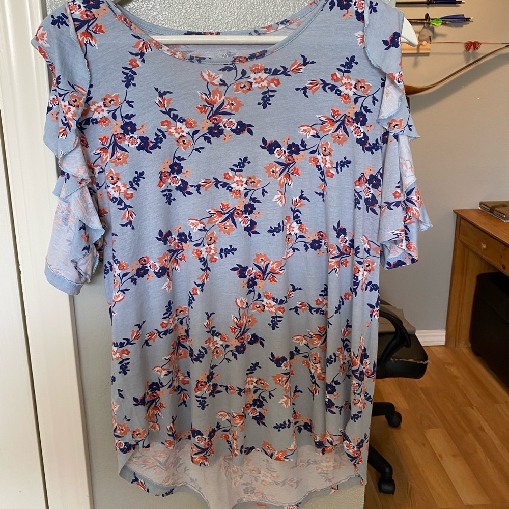 Joe boxer floral shirt